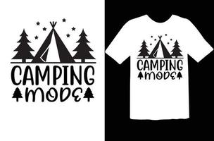 Camping svg t Hemd Design vektor