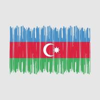 Flaggenbürste Aserbaidschans vektor