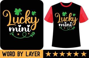 st.patrick svg t Hemd Design vektor