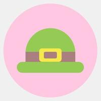 Symbol Kobold Hut. st. Patrick's Tag Feier Elemente. Symbole im Farbe Kamerad Stil. gut zum Drucke, Poster, Logo, Party Dekoration, Gruß Karte, usw. vektor