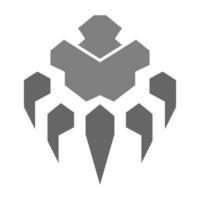 Klaue Symbol Logo Design vektor