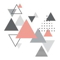 abstrakter skandinavischer geometrischer Hintergrund. modernes und stilvolles abstraktes Designplakat, Umschlag, Kartendesign. vektor