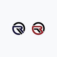 abstrakt r Brief Symbol Logo vektor