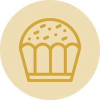 Cupcake-Vektor-Icon-Design vektor