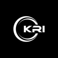 kri Brief Logo Design im Illustration. Vektor Logo, Kalligraphie Designs zum Logo, Poster, Einladung, usw.