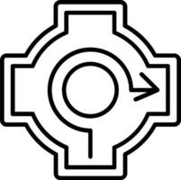 Kreisel Vektor Symbol