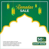 Ramadan-Social-Media-Vorlage vektor