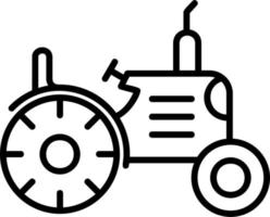 Traktor-Vektor-Symbol vektor