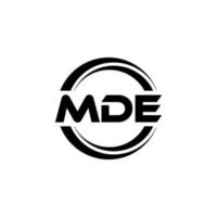 mde Brief Logo Design im Illustration. Vektor Logo, Kalligraphie Designs zum Logo, Poster, Einladung, usw.