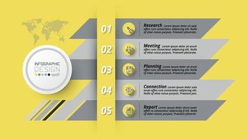 planering, presentationer och rapporter i analys eller dataforskning gäller affärsverksamhet, marknadsföring, utbildning, vektor, infografisk design vektor