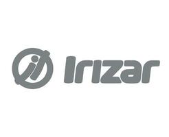 irizar Logo Marke Symbol mit Name grau Design Spanisch Auto Automobil Vektor Illustration