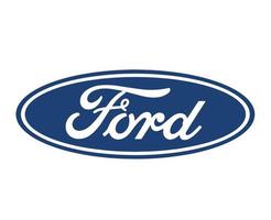 Ford Marke Logo Auto Symbol Blau Design USA Automobil Vektor Illustration