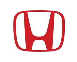 honda Marke Logo Auto Symbol rot Design Japan Automobil Vektor Illustration