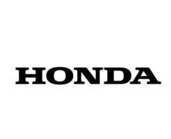 honda Marke Logo Auto Symbol Name schwarz Design Japan Automobil Vektor Illustration