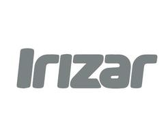 irizar varumärke logotyp bil symbol namn grå design spanska bil vektor illustration
