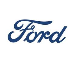 Ford Marke Logo Auto Symbol Name Blau Design USA Automobil Vektor Illustration