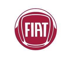 Fiat Marke Logo Auto Symbol rot Design Italienisch Automobil Vektor Illustration