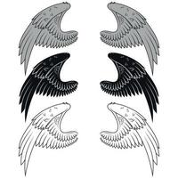 Engel Flügel Vektor Design
