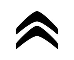 Citroen Marke Logo Symbol schwarz Design Französisch Auto Automobil Vektor Illustration