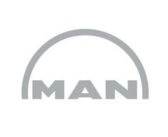 Mann Marke Logo Auto Symbol grau Design Deutsche Automobil Vektor Illustration