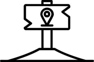 Wegweiser-Vektor-Symbol vektor