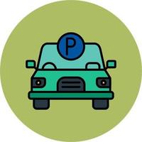 Parkplatz-Vektor-Symbol vektor