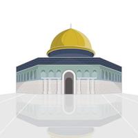 moské al Aqsa illustration vektor