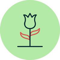 Symbol für Tulpenvektor vektor