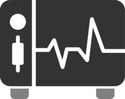 EKG Monitor Vektor Symbol