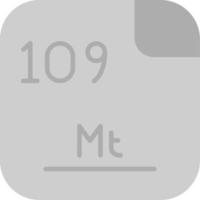 meitnerium vektor ikon