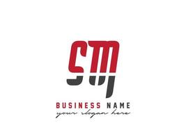 Alphabet sm Logo Bild, kreativ sm Brief Logo Symbol Vektor