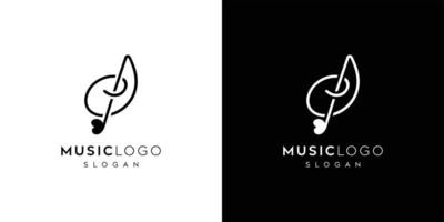 musik logo-abstrakt musik logotyp design, musik tecken eller symbol vektor design