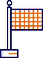 Fertig Flagge Vektor Symbol