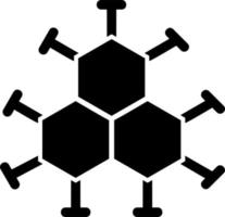 Molekül-Vektor-Symbol vektor