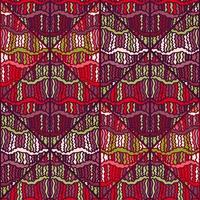 nahtlos abstrakt geometrisch Stammes- Mosaik Muster. Textil- Rapport. vektor
