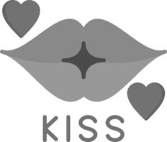 kyss vektor ikon