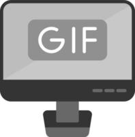 GIF-Vektorsymbol vektor