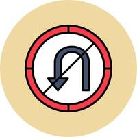 Nein Wende Vektor Symbol