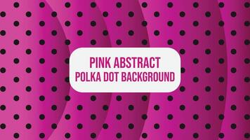 Rosa abstrakt Polka Punkt Gradient Hintergrund Hintergrund Vektor Kunst und Grafik