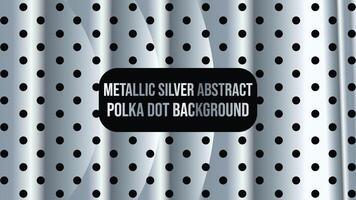 metallisk silver- abstrakt polka punkt lutning bakgrund tapet vektor konst och grafik