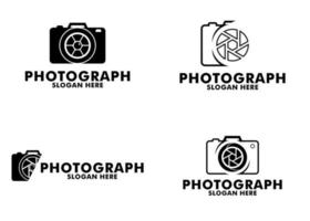 einstellen von Kamera Logo, Fotografie Logo Symbol Vektor Vorlage