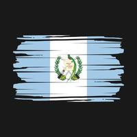 guatemala flag pinselvektor vektor