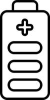 Vektorsymbol für Batteriestand vektor