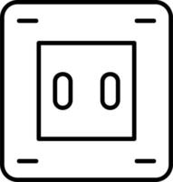 Socket-Vektor-Symbol vektor