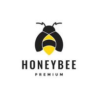 Hummel Insekt Honig Biene Tier modern minimal farbig Logo Design Vektor