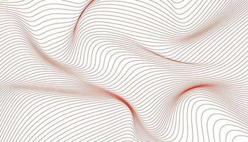 Linie Wellen auf Weiß Hintergrund, abstrakt Hintergrund Vektor Design