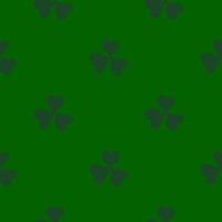 nahtlos Muster mit Blatt Kleeblatt Grün Hintergrund zum st.patrick Urlaub vektor