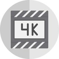 4k filma vektor ikon design