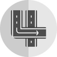 Straßenrampen-Vektor-Icon-Design vektor