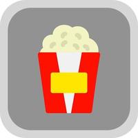 Popcorn-Vektor-Icon-Design vektor